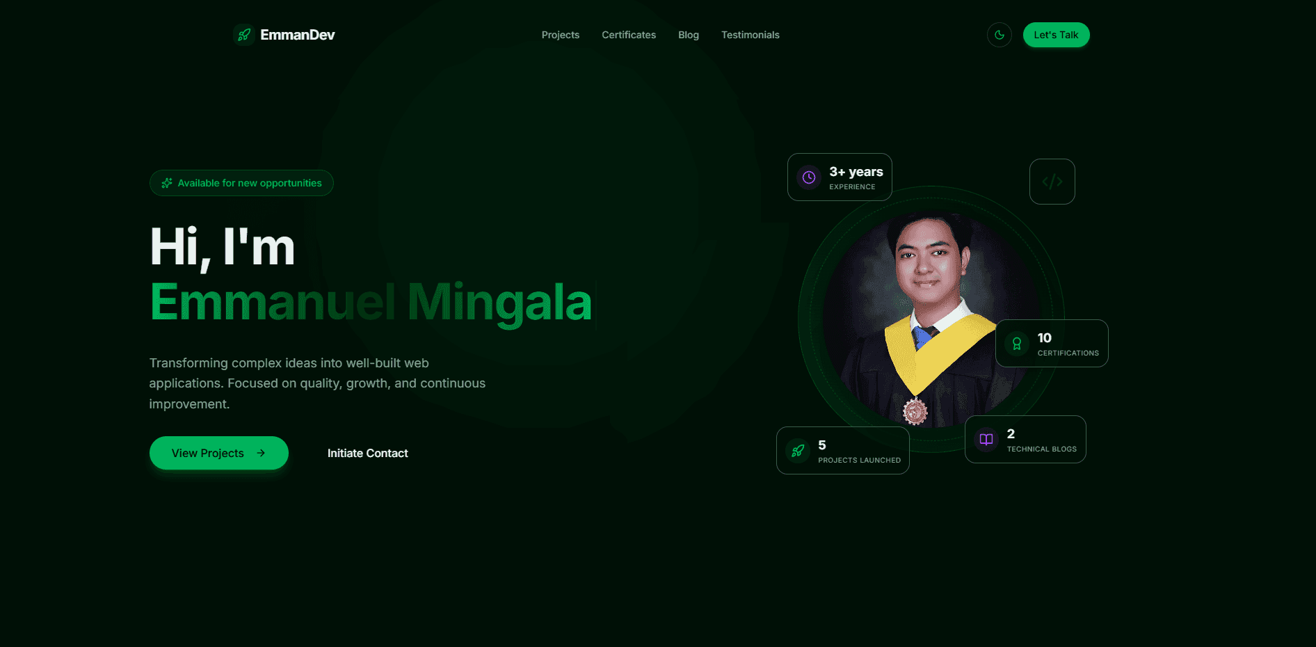 Personal Portfolio (2026)